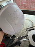 雅迪电动车新国标3C头盔 电瓶车头盔摩托车自行车头盔四季男女通用 3C新国标头盔 白色（赠送透明短镜片） 实拍图