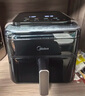 美的（Midea）空气炸锅高温蒸汽炎烤 上下可视不用翻面 家用实用大容量6.5L 烤箱蒸烤炸一体 精准控温 KZC6501 实拍图