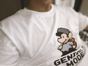 GENIOLAMODE短袖T恤男2025新款纯棉卡通印花t恤宽松休闲舒适百搭男士五分袖 实拍图
