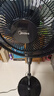 美的（Midea） 电风扇 家用风扇7叶落地扇立式轻音节能大风量电扇台扇迷你扇台立两用转页扇 【经典7叶 加高机身】远程遥控SAF35ER 家用落地扇 实拍图