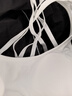 李宁（LI-NING）运动内衣女瑜伽健身文胸中强度支撑速干透气背心跑步 白色 XL 实拍图