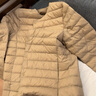 鸭鸭（YAYA）轻薄羽绒服女短款休闲内胆薄款冬季内搭保暖新国标外套KX 驼色 XL 实拍图