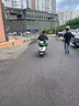 爱玛（AIMA）电动车爱朵优悦电动摩托车长续航成人代步外卖电瓶车 优悦-山雨灰 实拍图