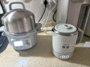 北鼎（Buydeem）电蒸锅 电煮锅电火锅 蒸锅电蒸锅小电锅蒸炖锅预约电炖锅多功能多用途锅蒸煮炖锅 G37绿+陶瓷炖盅+蒸蛋盘 实拍图