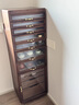 大熊家 BEARSHOUSE北美黑胡桃木牙科柜“琅琊柜”实木5o大人茶具柜收纳置物柜古玩柜 北美黑胡桃木（带雕刻logo） 实拍图