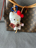 伊美娃娃HelloKitty公仔书包挂件玩偶背包挂饰钥匙扣毛绒小挂件女生日礼物 实拍图
