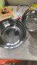 不锈钢汤盆汤碗家用加厚盆食堂装菜盆饭碗洗菜盆泡面碗多用盆 16CM汤盆【一个装】 实拍图