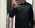 南极人衬衫男 纯色长袖商务衬衫男士棉质舒适衬衣外套修身西装衬衫 L 实拍图