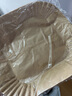 Jidaocook空气炸锅专用纸方形硅油吸油纸锡纸盘锡箔纸烘焙烤箱炸锅垫纸铝箔 本色【加厚加大-加高边缘】 50只 实拍图