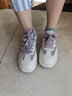 百丽小泡芙厚底增高小白鞋女轻盈运动休闲板鞋B1831BM4 香芋紫 35 实拍图