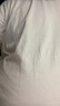 布先生春夏季短袖T恤男士纯棉小白T纯色内搭打底衫 白色 2XL(185) 实拍图