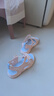 361°童鞋 女童凉鞋25夏季中大童透气软弹耐磨儿童沙滩凉鞋 粉38 实拍图