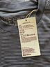 无印良品（MUJI）男式天竺编织圆领短袖T恤男士打底衫男款休闲上衣夏季男装 深灰色条纹 L (175/100A) 实拍图