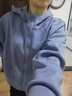 德玛纳【低饱和穿搭】春季简约风压线设计休闲连帽宽松遮肉舒适女式外套 实拍图