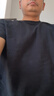 京东京造【5A抗菌】短袖男士t恤夏衣服男装白小T打底男女同款 黑色 2XL 实拍图