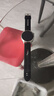 KMaxAI适用小米手表Color 1/2/运动版硅胶表带watch S4表链Sport/3代/Pro小清新手表带替换腕带 典雅黑 实拍图