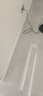 顶然 铝合金踢脚线不锈钢贴脚线金属卡扣地脚线白色超薄踢脚板地角线 奶白6cm加厚铝合金/1米价 实拍图