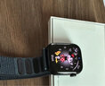 Apple/苹果 Watch Series 10 智能手表蜂窝款42毫米亮黑色铝金属表壳浓墨色回环式运动表带MWXP3CH/B 实拍图