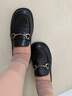 百丽2025新款马衔扣乐福女百搭单鞋Z3B1DAA5 黑色 40 实拍图