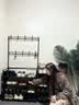 香主编鞋架门口多层家用小型入户鞋柜宿舍简易收纳鞋帽一体架侧布4层80 实拍图