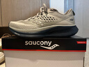 Saucony索康尼驭途17跑鞋男减震透气训练鞋跑步运动鞋子RIDE17 浅灰242 44.5 实拍图