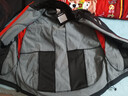 洛克兄弟 骑行服冬季套装男女款抓绒保暖长袖长裤户外骑行套装 昆仑-黑红（加厚防风抓绒保暖） XL 实拍图