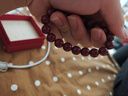 金石灵朱砂手串护身符男女款紫金砂转运珠佛珠情侣手链本命年生日礼物 实拍图
