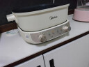 美的（Midea）火锅专用锅 电火锅鸳鸯锅电煮锅 3分06秒速沸5.5L 分体多功能锅火锅锅多用途锅HGS282813 实拍图