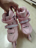 匹克轮滑鞋儿童溜冰鞋3-6岁初学者专业滑冰鞋旱冰鞋滑轮鞋年货礼盒 双芭扣款-粉【初学全套装】 S (适合平时鞋码27-32) 实拍图