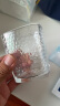 【⭐采销推荐】高颜值初雪锤纹玻璃杯日式家用水杯威士忌酒杯 初雪锤纹杯1只 实拍图