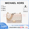 MICHAEL KORS礼物轻奢MK女包SLOAN小香风链条单肩斜挎腋下包 大号 奶白色 实拍图