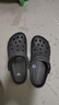 卡骆驰crocs洞洞鞋贝雅男鞋女鞋轻便耐磨一脚蹬拖鞋休闲鞋|10126 黑色-001 41 /42(260mm) 实拍图