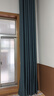 水星家纺窗帘遮光卧室全遮光布5A抗菌遮阳帘隔音简易挂钩式2.5x2.5米1片蓝 实拍图