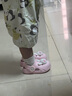 牧童儿童拖鞋夏男宝宝洞洞鞋软底女童卡通洗澡婴幼儿家居鞋萌兔粉130 实拍图