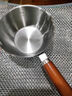 不锈钢泼油小锅热油专用锅奶锅热奶锅家用牛奶迷你小锅淋油神器 7cm 300ml 实拍图
