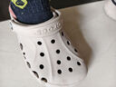 卡骆驰crocs洞洞鞋贝雅男鞋女鞋轻便耐磨一脚蹬拖鞋休闲鞋|10126 深蓝-410 39 (240mm) 实拍图