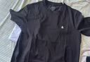 杰克·琼斯（JACK&JONES）25年男装T恤男夏季T恤舒适男士短袖凉感多色上衣纯色水洗不易走形 乳白色A05 XL 185 实拍图