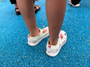 江博士夏季男女童舒适潮流宝宝学步鞋透气幼儿童鞋 休闲儿童凉鞋 米/绿 30 码 脚长约18.5-19.1 实拍图