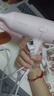 一尔 电吹风机家用男女学生宿舍吹风筒蓝光负离子恒温护发大小功率便携800W以下 新一代升级款【可折叠】800W桃粉色 实拍图