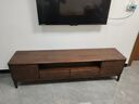 米汝全实木电视柜小户型1.2/1.5米/多尺寸现代简约客厅卧室地柜影视柜 1.2米全实木胡桃色送货上门 实拍图