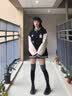 MXQP学院风棒球服外套女2025秋冬新款韩版宽松休闲卫衣百搭撞色上衣潮 黑色 M 【80-110斤】 实拍图