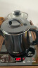 美的（Midea）自动上水电水壶煮茶器0.7L电茶炉茶台电热水壶烧水壶养生套装消毒茶具304不锈钢盘自动断电C13X 实拍图