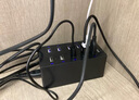 皮乐仕 usb插头多口多孔快充手机充电器30口充电桩工作室宿舍排插座快充头充电器线大功率万能智能闪充 USB充电器 10口 黑色 实拍图