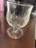 【京东物流】冰川纹玻璃杯时尚潮流ins风果汁杯酒杯水杯 浮雕玻璃酒杯 190ml1只 实拍图