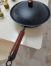 九阳（Joyoung）炒锅铁锅无涂层精铁锅炒菜锅炉灶通用32cm带盖CF32-C121 实拍图