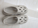 骆驼（CAMEL）男士快穿镂空运动凉鞋时尚沙滩洞洞拖鞋 G13M834091 山沙 43  实拍图