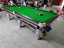 都格台球桌标准型钢库家用独牙毒牙斯诺克商用成人球桌子中式黑八室内 9尺 斯诺克-金腿-【鼎配】 实拍图
