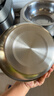 炊大皇304不锈钢盆筛五件套 加厚洗菜盆和面盆调料腌肉盆米筛五个组合装 实拍图