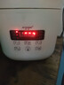 半球智能电饭煲家用多功能预约可定时煮饭煲陶瓷釉不粘锅煮粥煲烫全自动蒸煮一体304钢胆无涂层电饭锅 2L奶油白（304钢胆）智能-带304钢笼 2L 实拍图