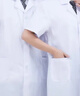 烈焰战队医生用白大褂 男女夏季薄款短袖医院工作服护士服 学生化学实验服 短袖涤棉白大褂 175（建议140-150斤） 实拍图